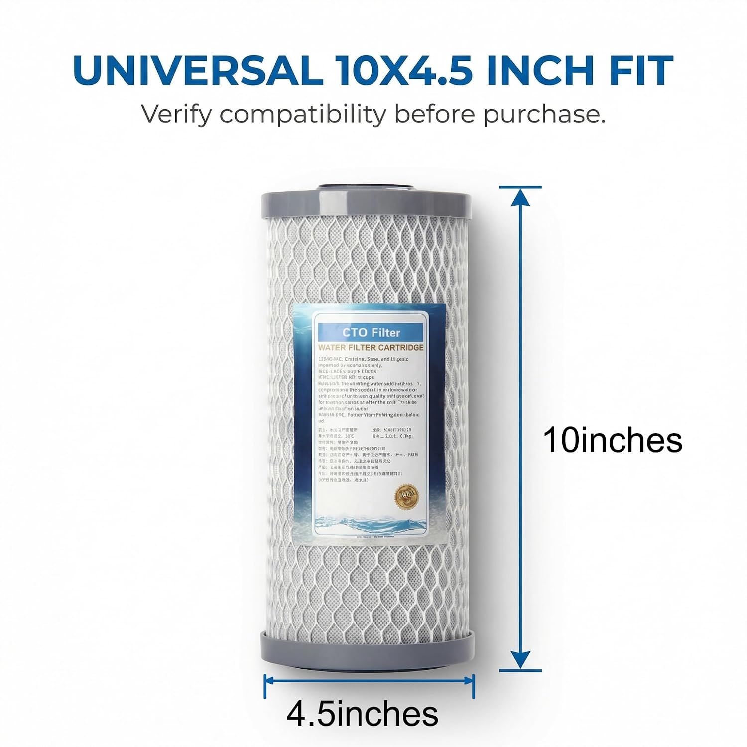 10 x 4,5 inch grote blauwe kok - Coco Coir Block recensie en prijs
